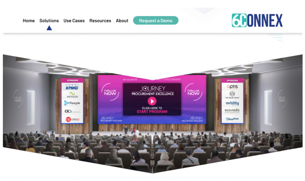 6connex virtual trade show platform