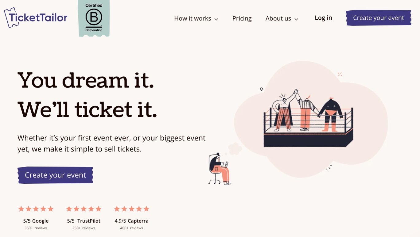 event registration software - ticket tailor