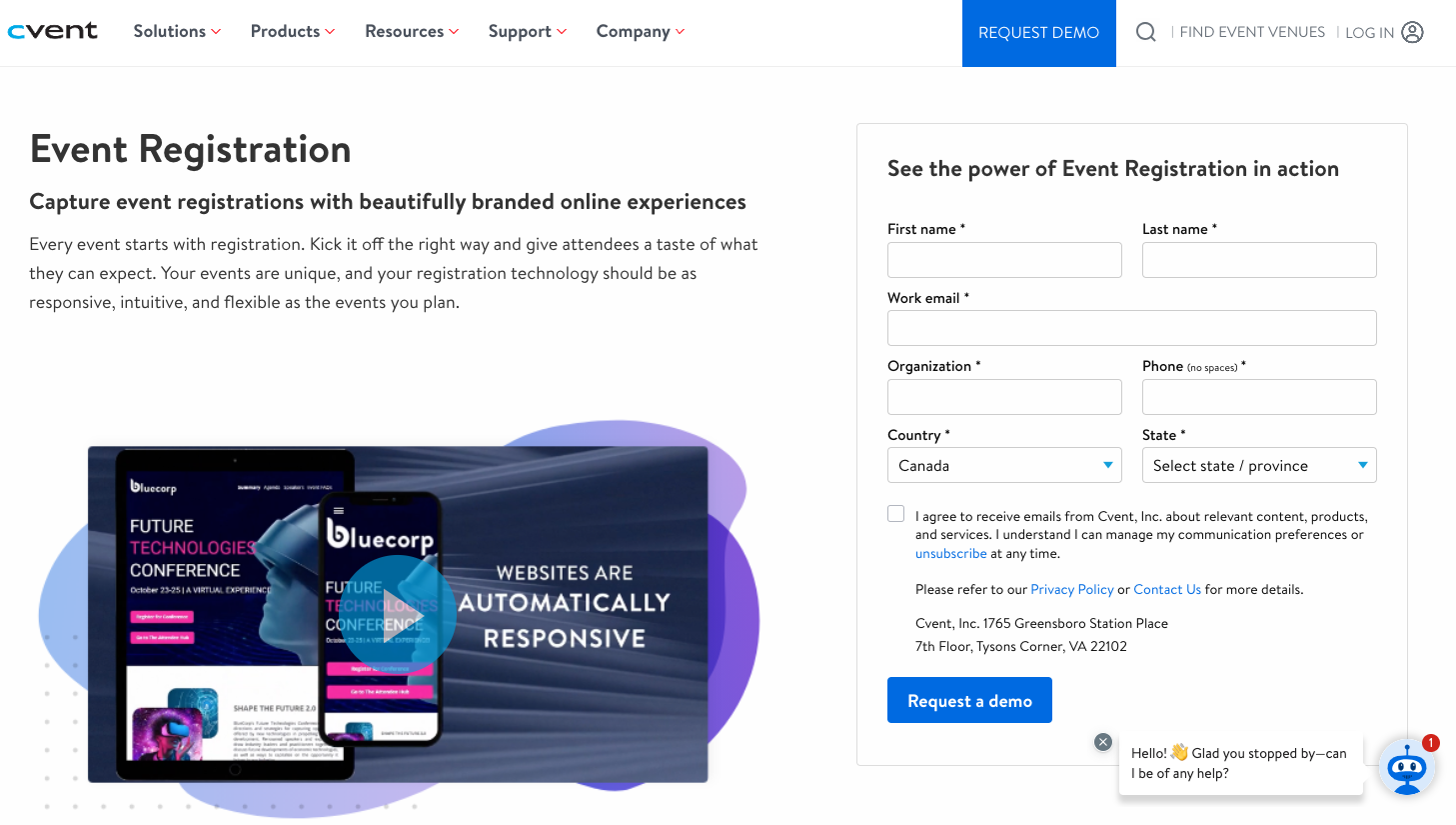 event registration software - cvent