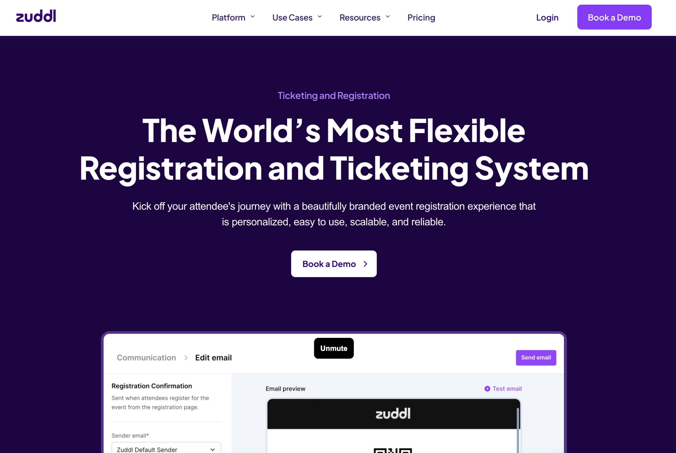 event registration software - zuddl